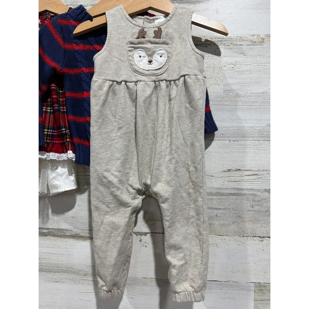 Nannette Little Me Cat & Jack Carter's Bundle‎ Girls 12M Sparkle Holiday EUC